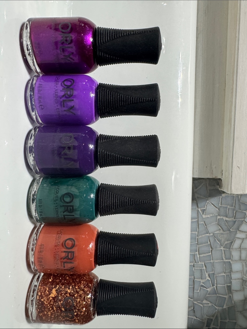 ORLY BUNDLE-Purple & Multicolor Nail Polish Set - 6 Pack